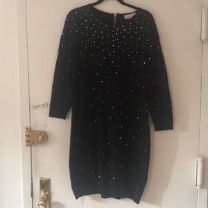 Michael Kors Black Sweater Dress
